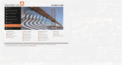 Desktop Screenshot of maurer.co.uk