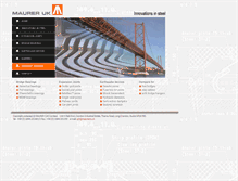 Tablet Screenshot of maurer.co.uk