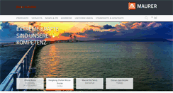 Desktop Screenshot of maurer.eu